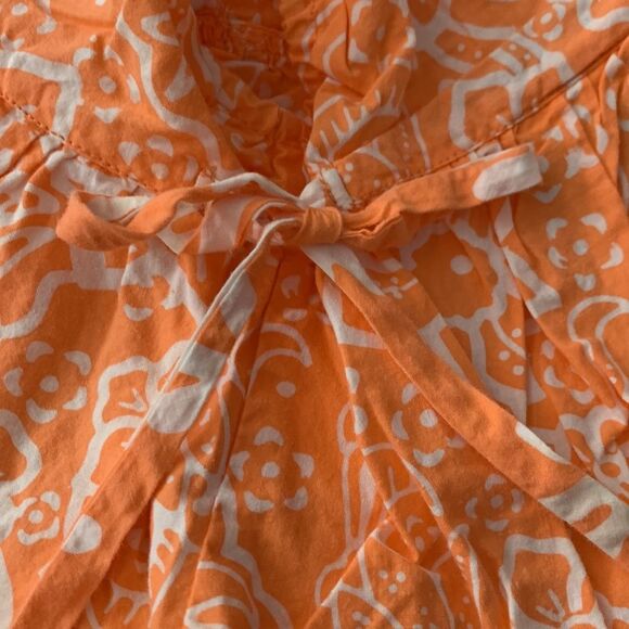 Hawaiian Designs | Infant Girls Orange SUMMER Sleeveless Dress - Picture 5 of 7